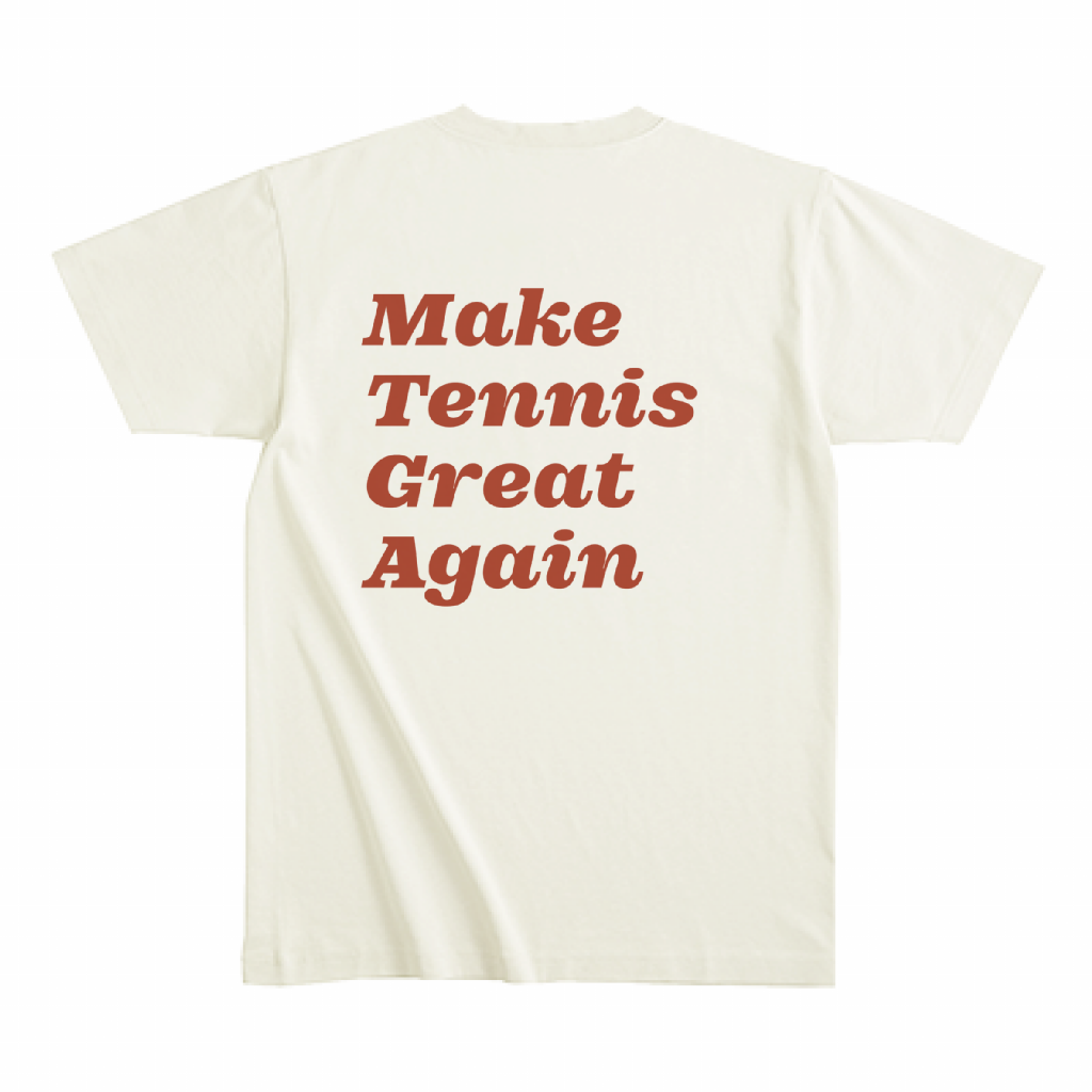 Clay Sport x Make Tennis Great Again Organic Cotton T-Shirt