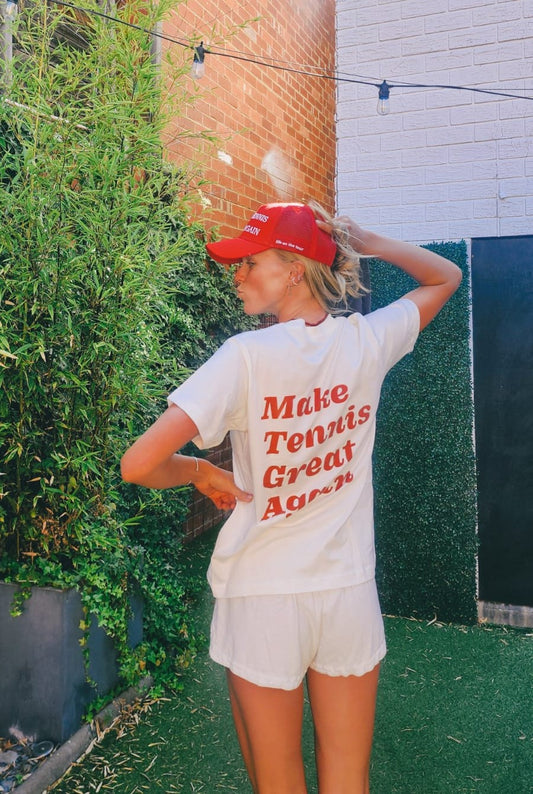 Clay Sport x Make Tennis Great Again Organic Cotton T-Shirt